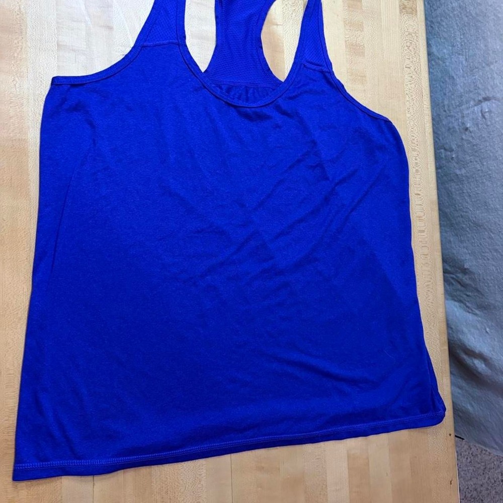 Xersion Purple Racerback Athletic Workout Tank Top Womens Large L Mesh Back